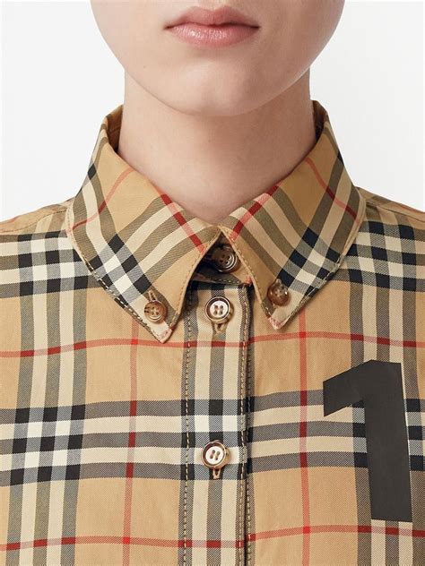 burberry shirt with button on shoulders|Burberry button up shirt women's.